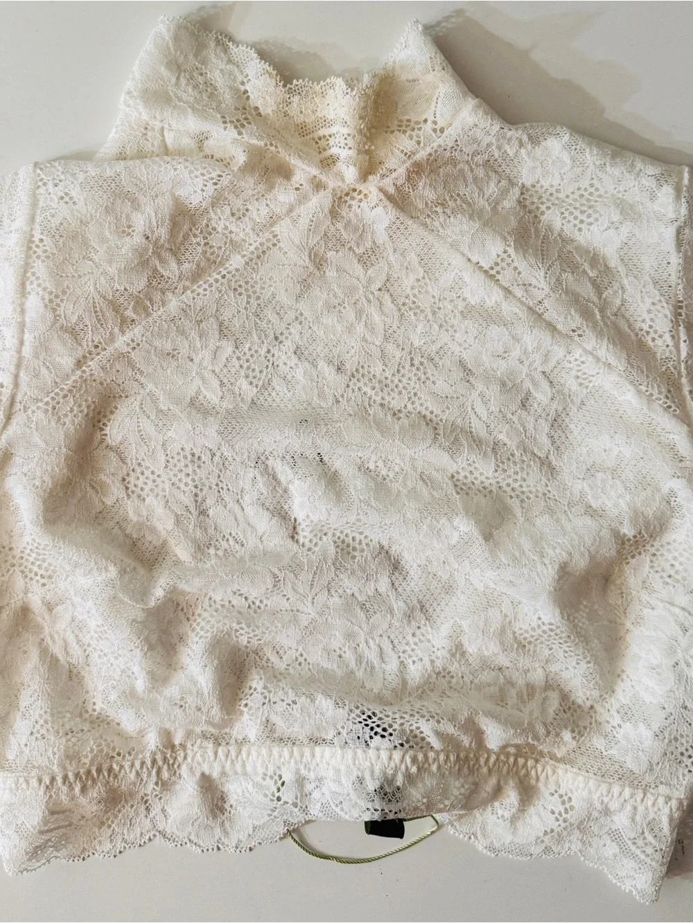 SYRN - 2 Piece Set! White Lace Crop Top and Maxi Skirt Set!  Retail 154.00